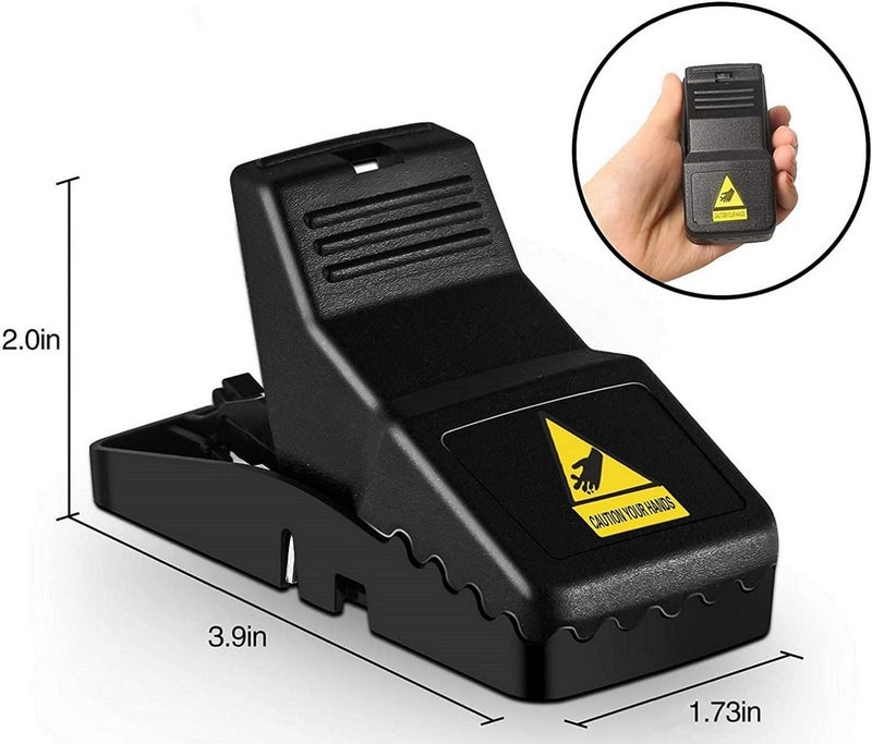 Feeke Mouse Trap, Small Mice Trap Indoor Quick Effective Sanitary Safe Mouse Catcher for Family and Pet - 12 Pack - Image 4